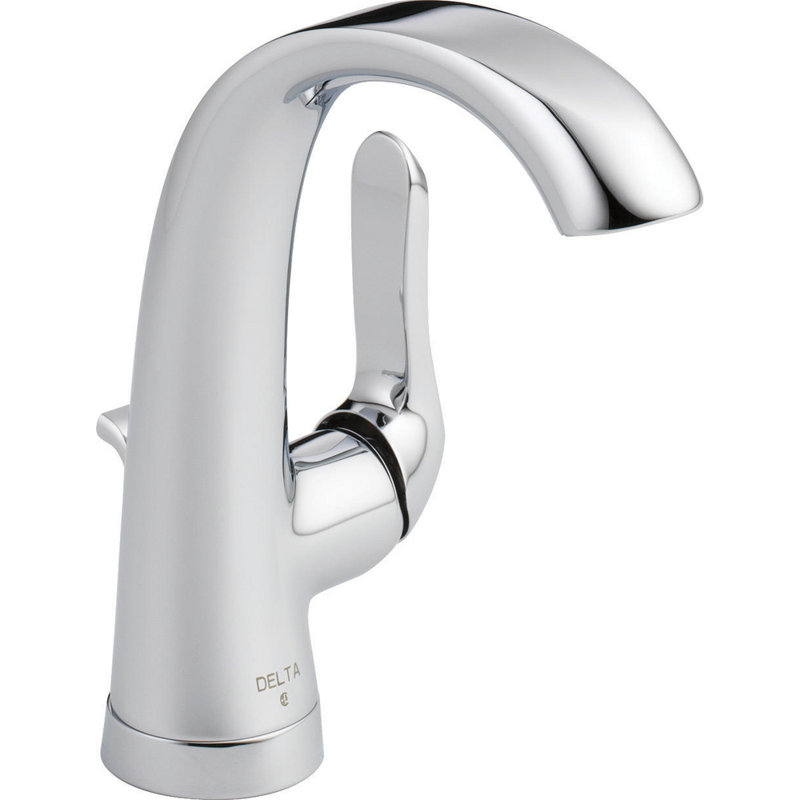 Delta Single Bathroom Faucet with Drain Assembly & Reviews | Wayfair